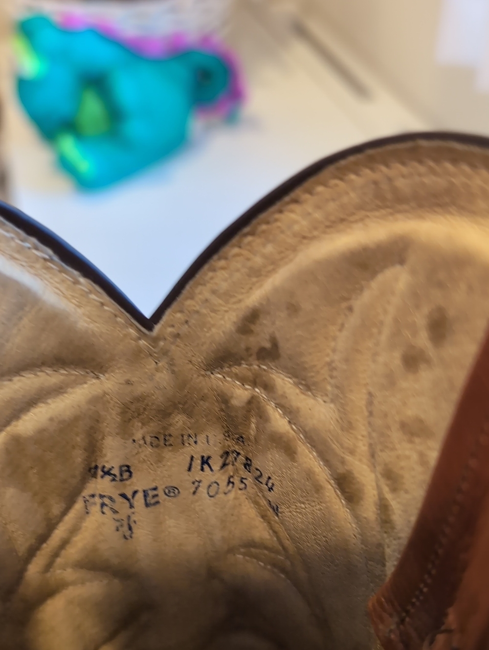 Frye Brown Women's Leather Western Heeled Boots - Picture 3 of 4